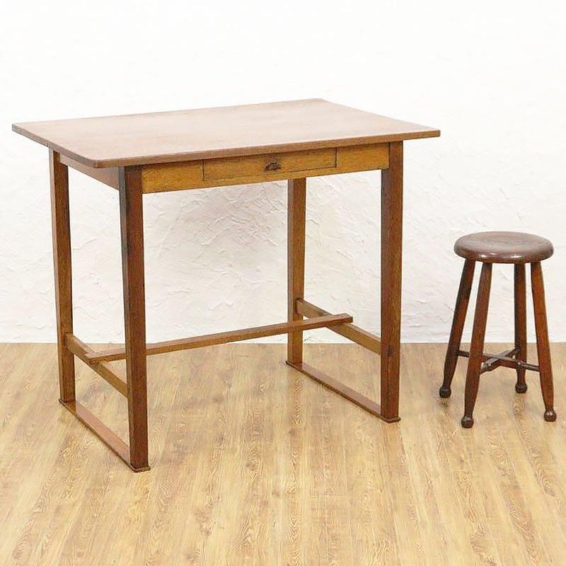 キッチンテーブル 昭和初期 木製 シンプル