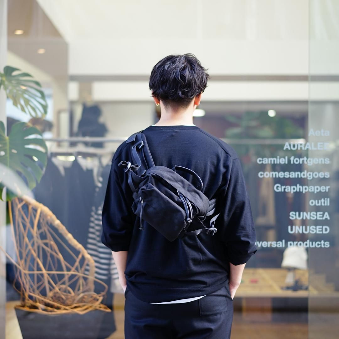 Aeta(アエタ)Waist Bag S(NY11)/Black
