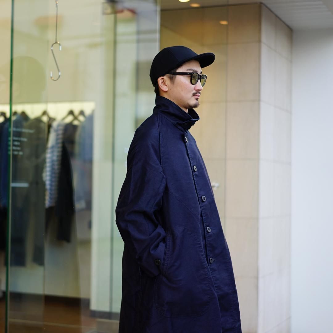 outil(ウティ)Manteau Avignon(OV-T017)/Black Indigo