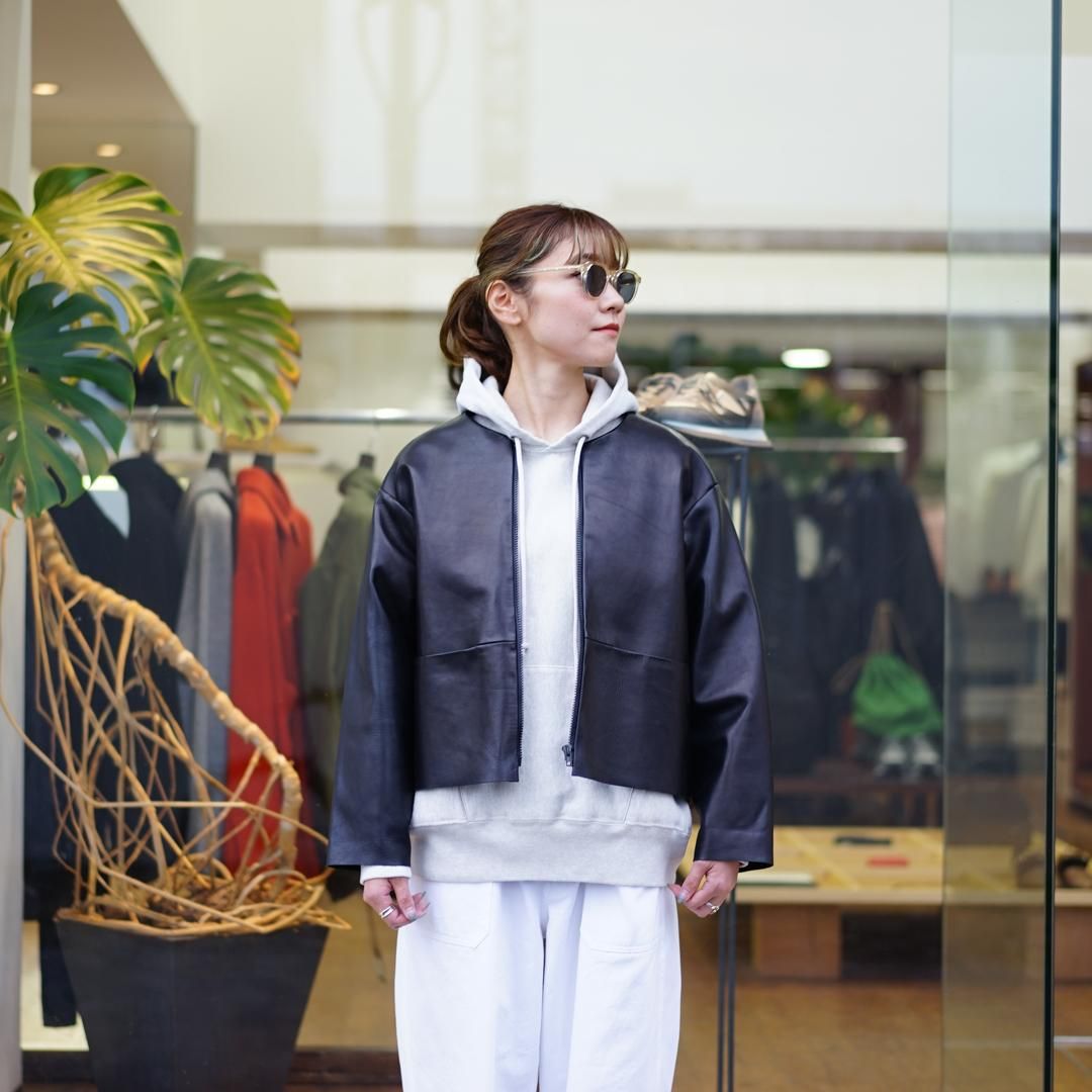 unisex] EXCLUSIVE BALUCA別注/UNUSED(アンユーズド)No Collar Leather