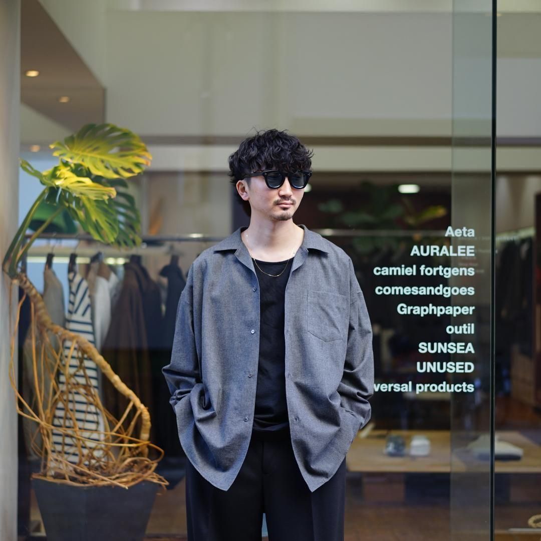 Graphpaper(グラフペーパー) SIDOGRAS Cotton Herringbone Flannel