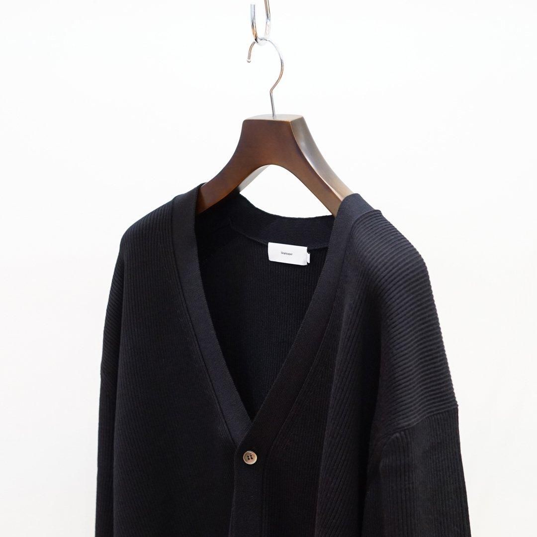 Graphpaper (グラフペーパー) High Density Cardigan (GU243-80093B)/Black