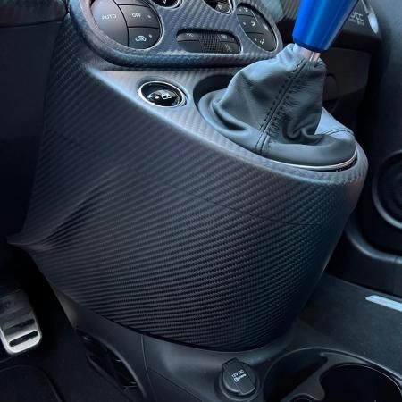 THREEHUNDRED マットカーボンシフトコンソールパネル ABARTH595