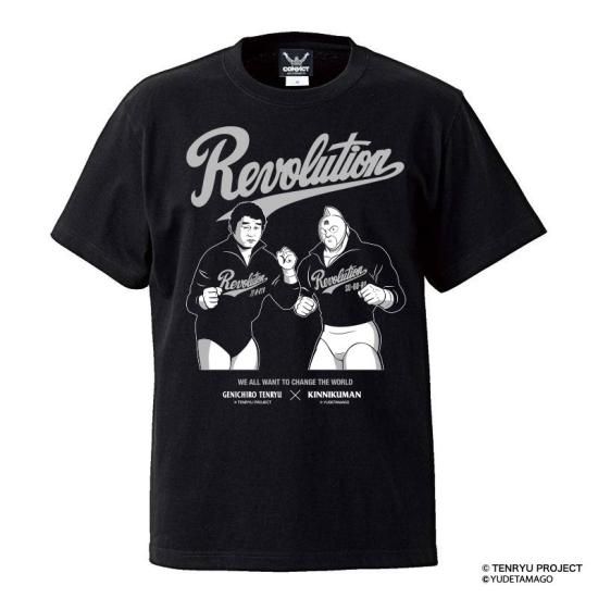 キン肉マン×天龍源一郎 コラボレーションTシャツ GRAY - CONVICT