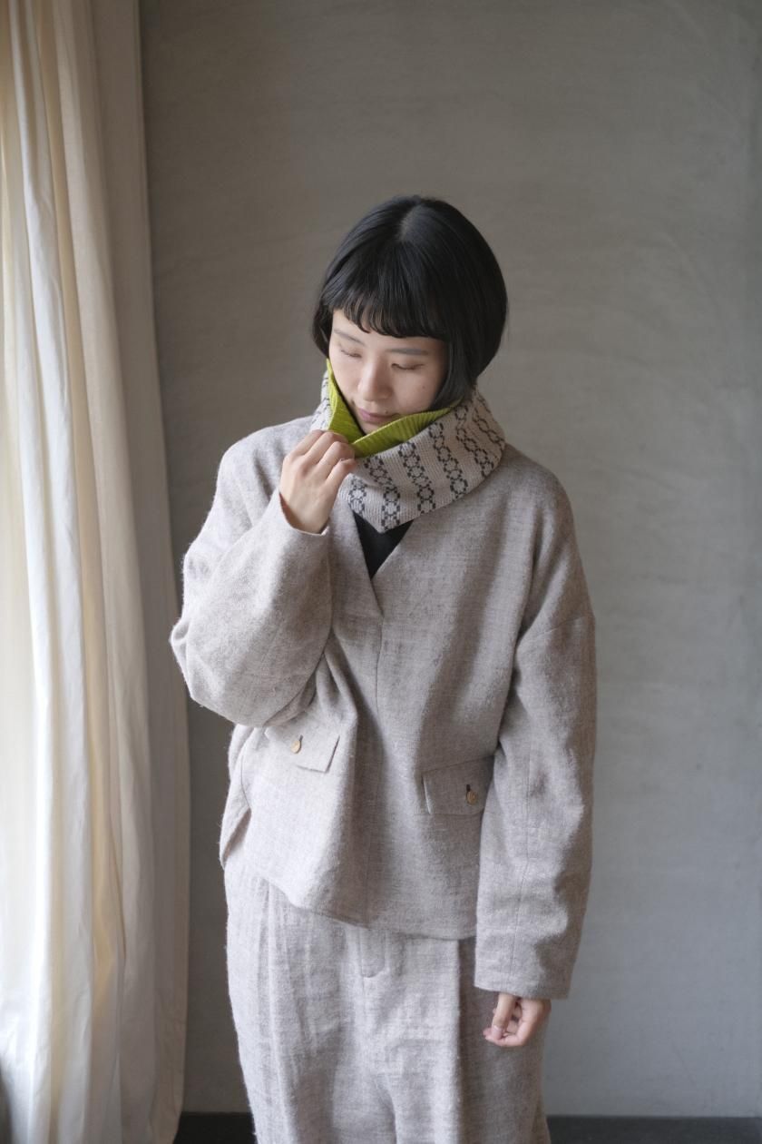 atelier naruse | wool loop ニットカウル - c a b i n e t