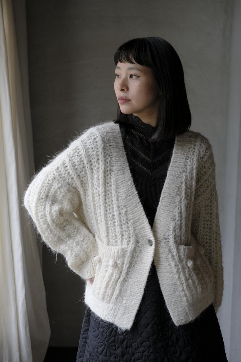 モヘアニットカーディガン|Native Village - c a b i n e t