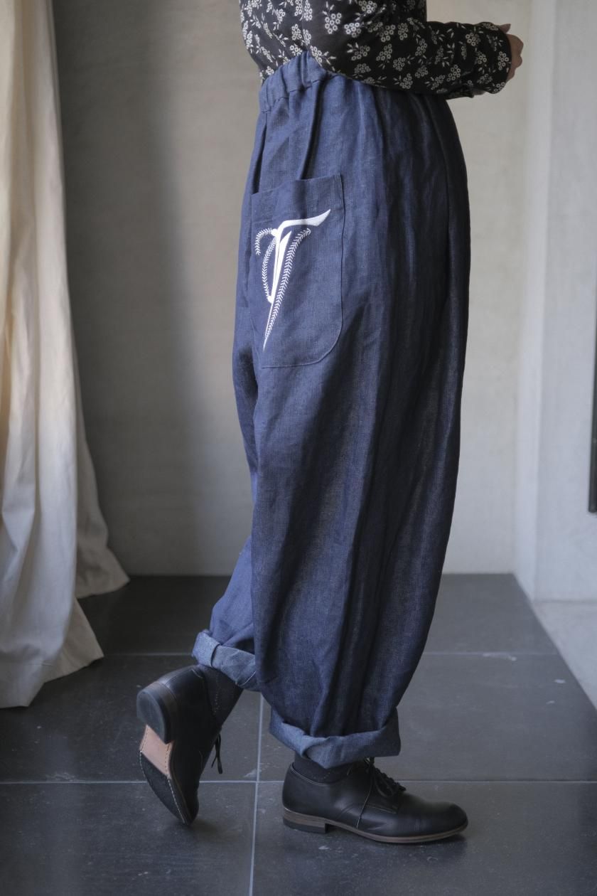 TOWAVASE｜パンツ｜ネイビー - c a b i n e t O N L I N E S T O R E