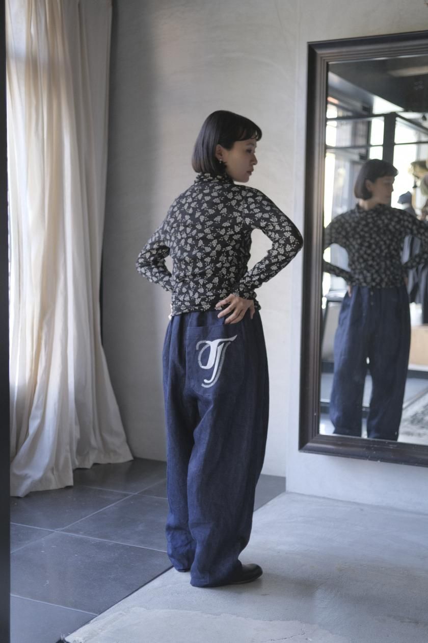 TOWAVASE｜パンツ｜ネイビー - c a b i n e t O N L I N E S T O R E