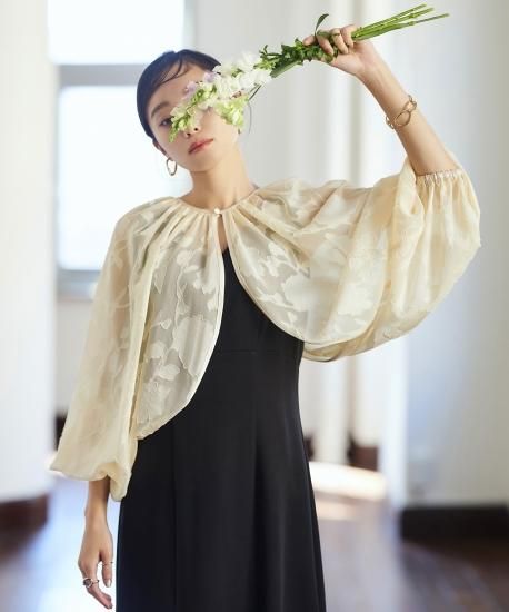 シアージャカードボレロ＆ナローマーメイドドレス「U1319」