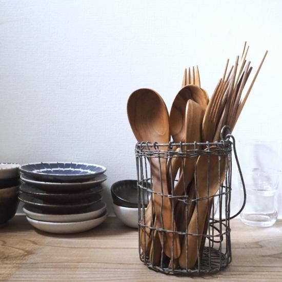 SKAUGUM チーク材 カトラリーセット 18点 SKAUGUM チーク材 カトラリー