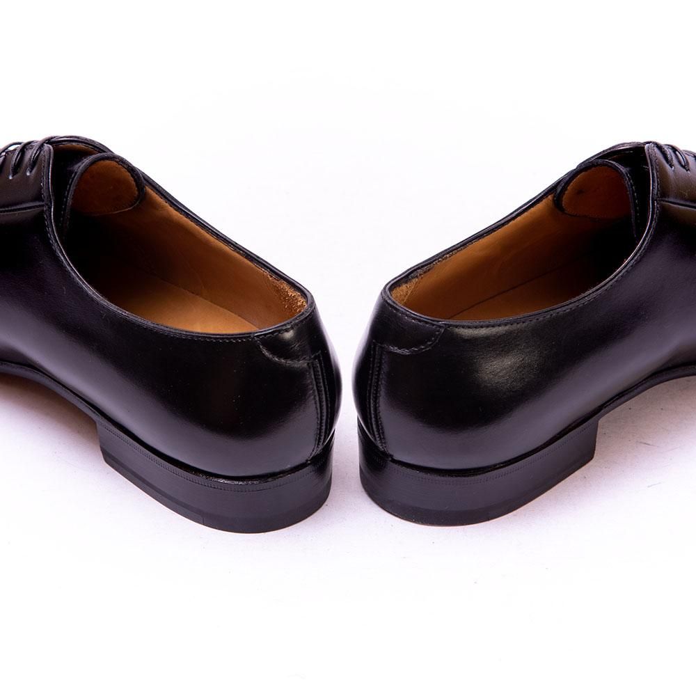 エンツォボナフェ 3644 プレーントゥ ブラック サイズ7 - 中古革靴販売