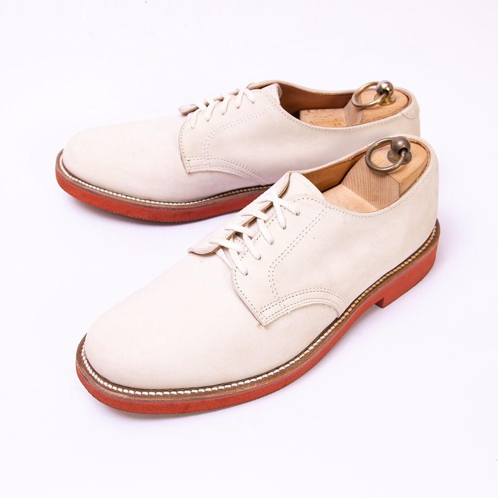 ウォークオーバー プレーントゥダービー ホワイトバックス サイズ8D