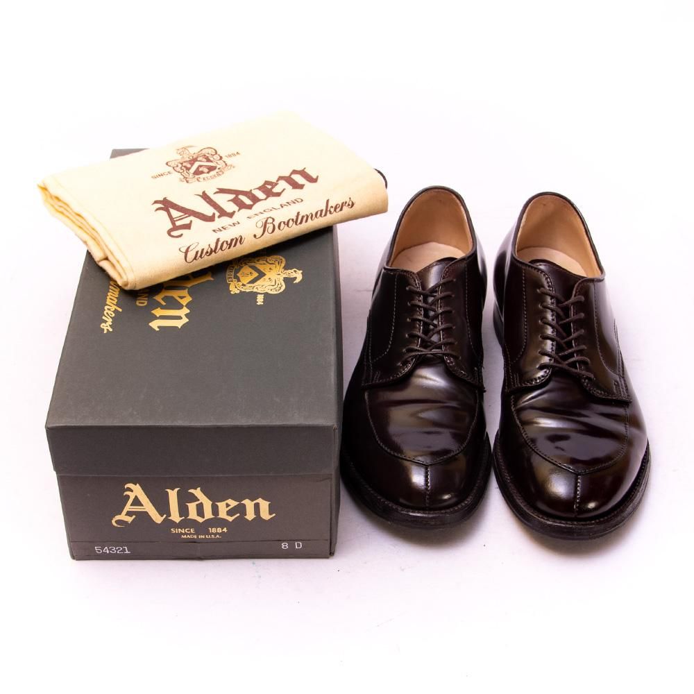 オールデン 54321 Vチップ コードバン バーガンディ モディファイド