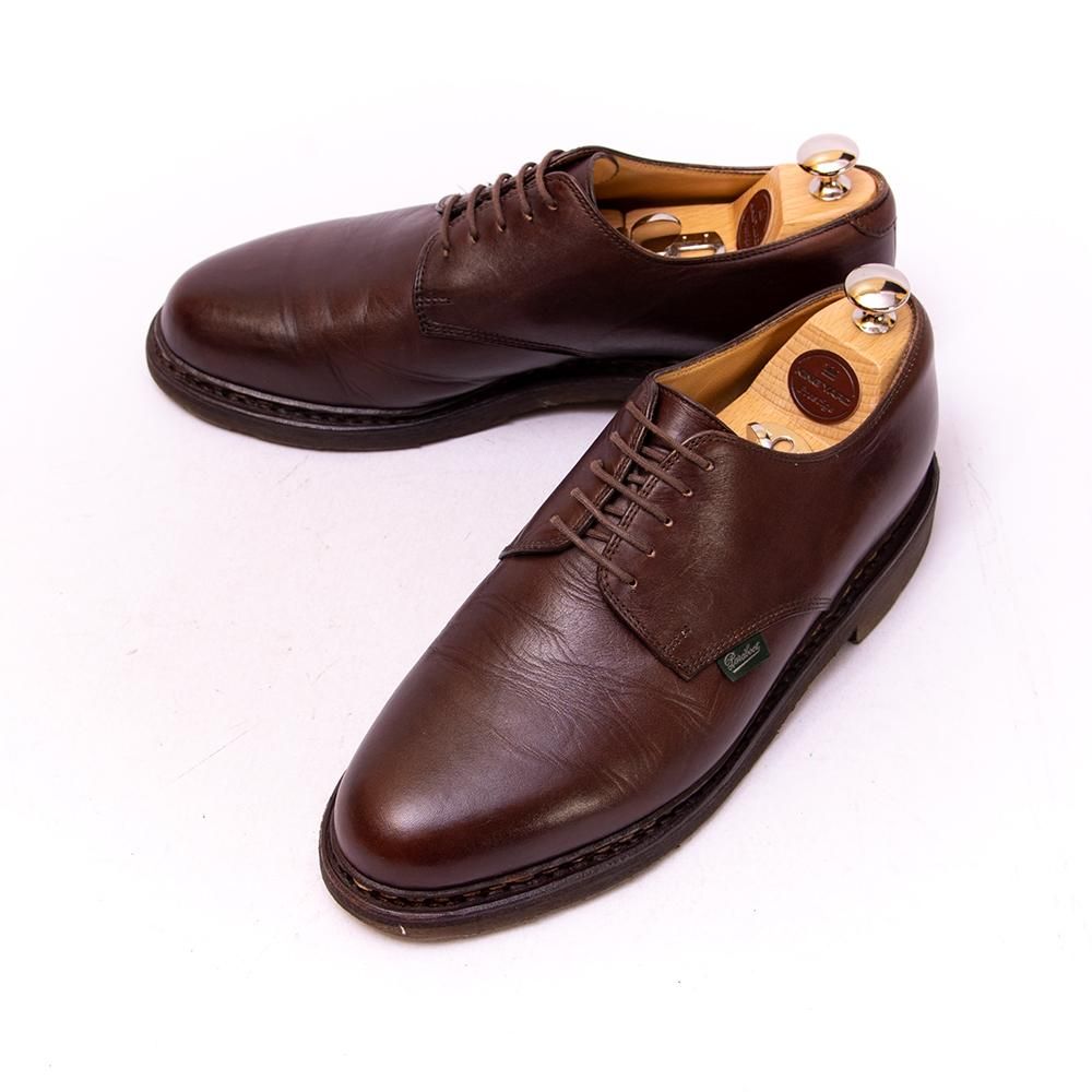 パラブーツ ARLES(アルル) プレーントゥ カフェ リスレザー サイズ7.5