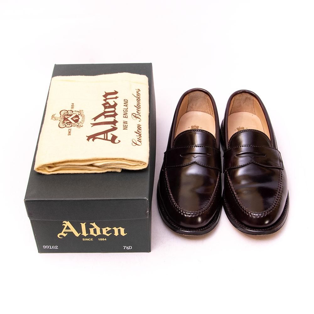 オールデン 99162 コインローファー コードバン バーガンディ サイズ