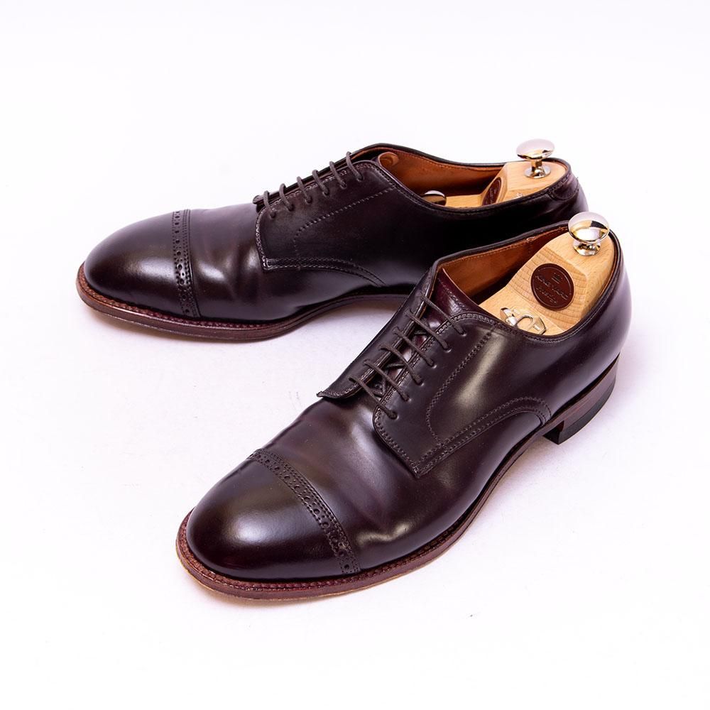 オールデン D9521パンチドキャップトゥ コードバン バーガンディ