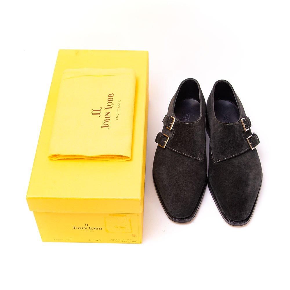 ジョンロブ CHAPEL(チャペル)ダブルモンク ミッドナイトスエード JAPAN