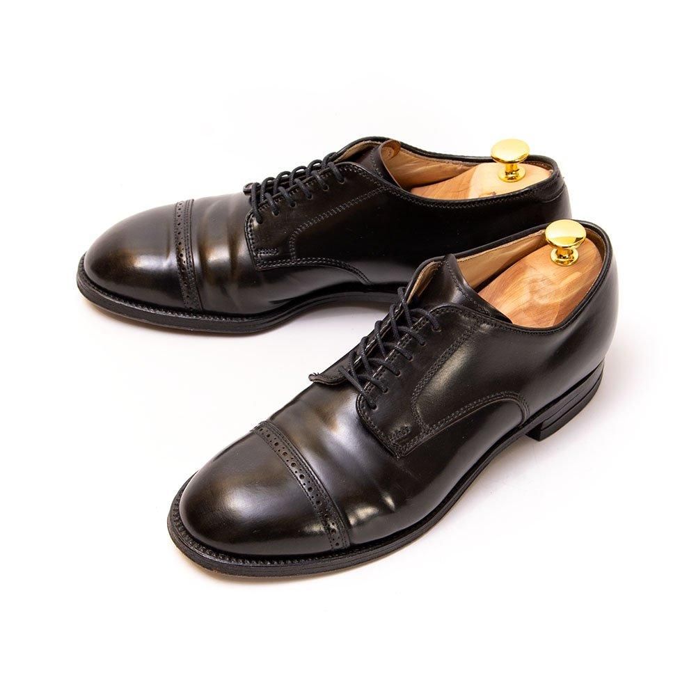 オールデン 56251 パンチドキャップトゥ コードバン ブラック