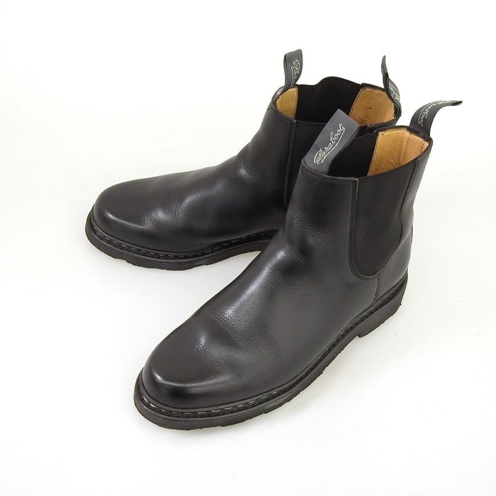 パラブーツ VILLETTE(ヴィレット)サイドゴアブーツ ブラック レス