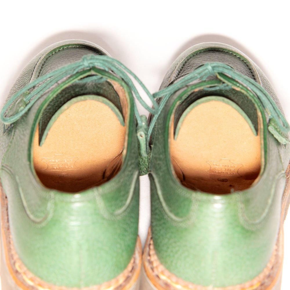 パラブーツ CHAMADE(シャマード) Uチップ グリーン グレインレザー 98