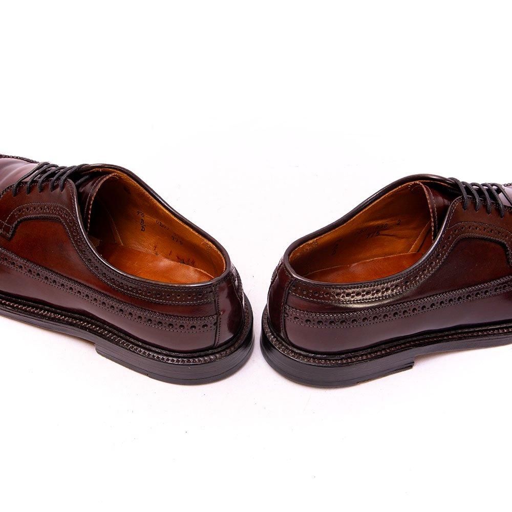 オールデン 975 ロングウイングチップ フルブローグ コードバン