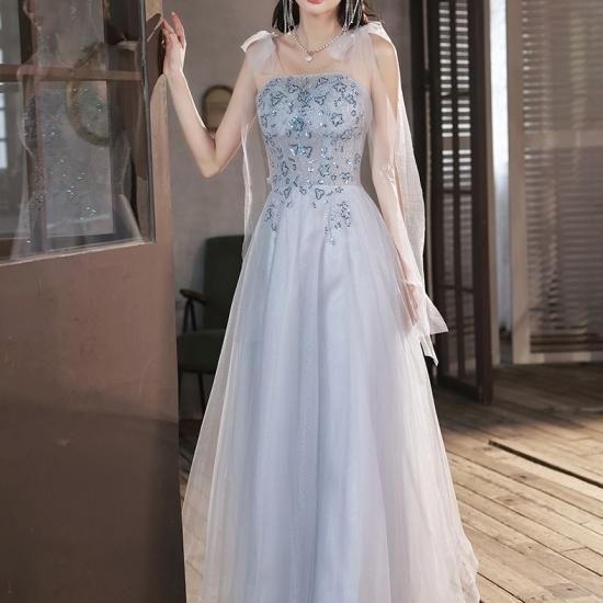 ロングドレス｜リボン｜可愛い｜パーティードレス通販Dressy