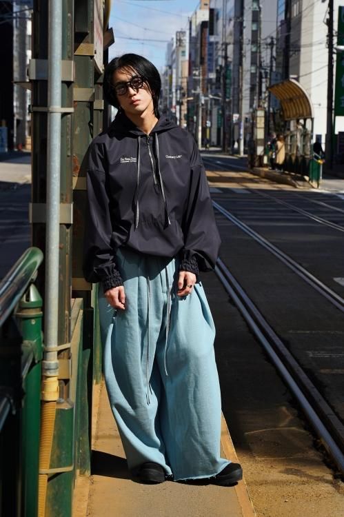 SHINYAKOZUKA [23SS] “ORDINARY ZIP HOODIE” -BLACK- SOBO STORE 蒼氓