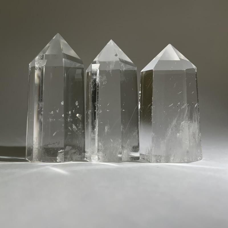 ラッキーブラジル産♪水晶ポイント416g ブラジル産水晶のポイント