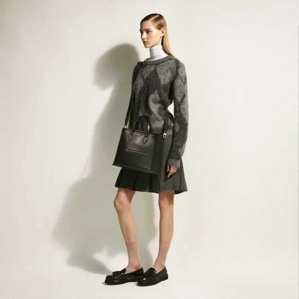 極美品】モンブラン 2way ソフト スモール トートバッグ ブラック