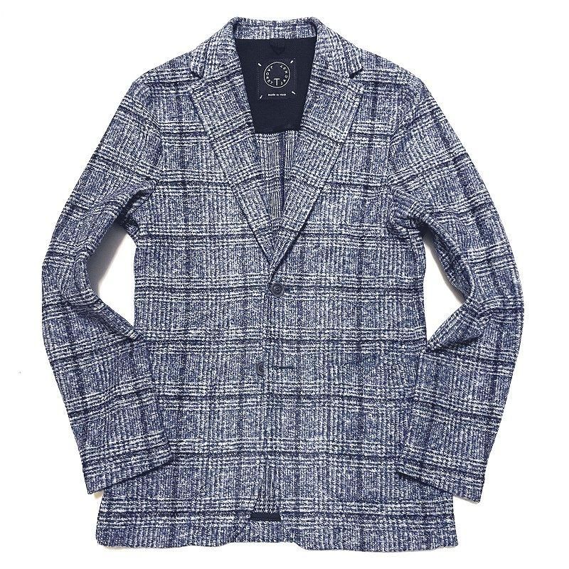 T-JACKET ティージャケット グレンチェック オーバープレイド 2B