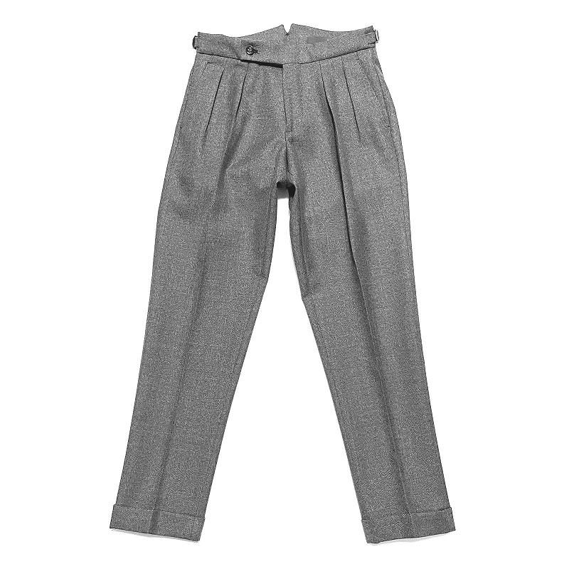 BERWICH ベルウィッチ SCOTCH スコッチ シャークスキン 2プリーツ