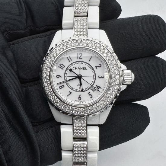 オーダー品】CHANEL シャネル J12 33mmレディース用 モアサナイト
