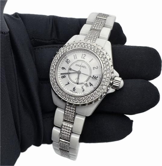 オーダー品】CHANEL シャネル J12 レディース用 天然ダイヤ アフター