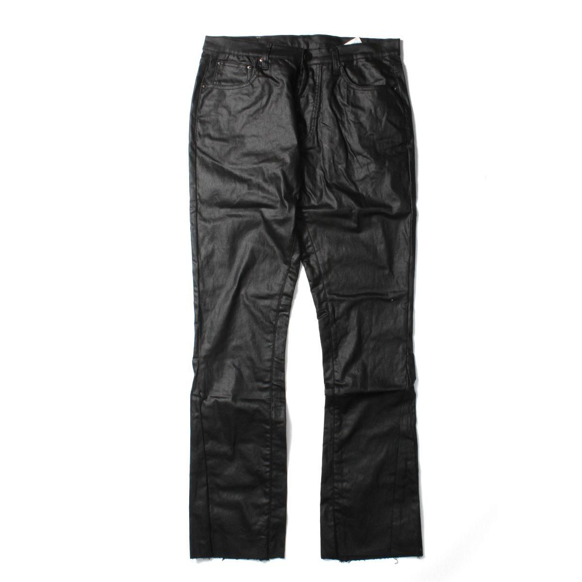 mnml] B447 Waxed Flare Denim Black (28～38インチ) - DOPE TOKYO