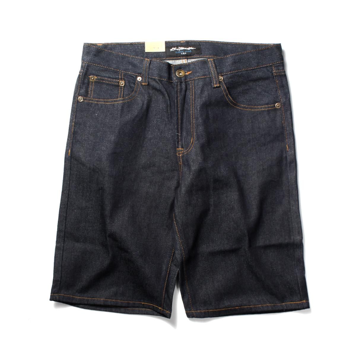 KNO-BETTA] 998 5 Pockets Denim Shorts Raw Indigo (30～42インチ