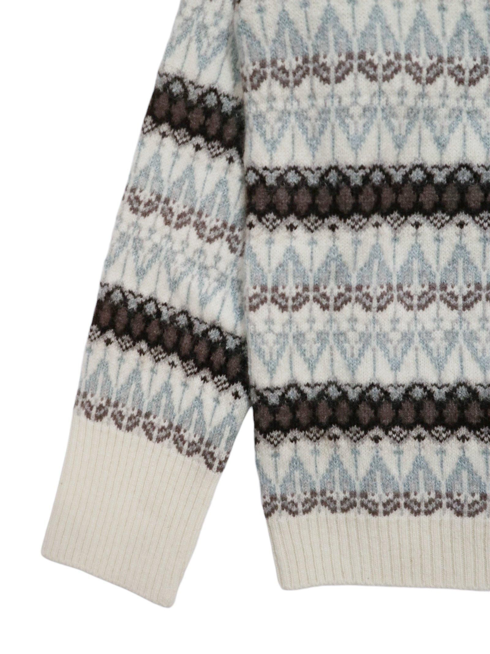 pelleq / jacquard knit jumper - ReVoLuTioN