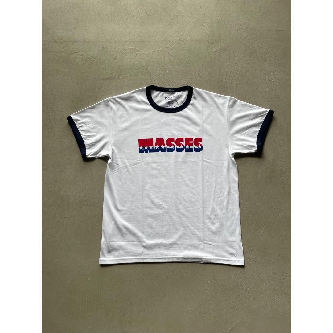 MASSES【マシス】 RINGER T-SHIRT STAR WHITE / NAVY (1251020014