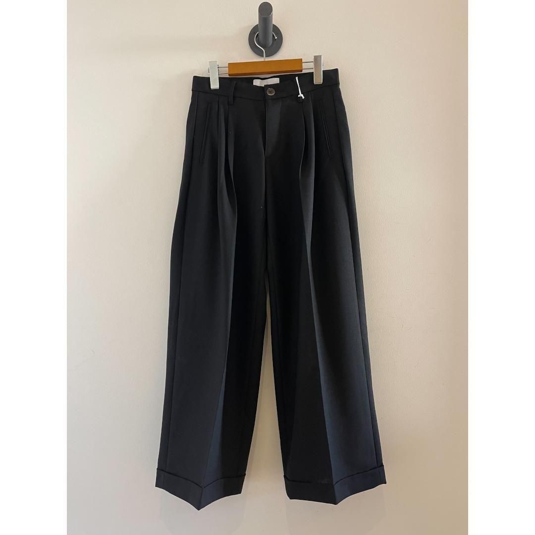 SUGARHILL 【シュガーヒル】 WOOL TROUSERS BLACK (26440802)