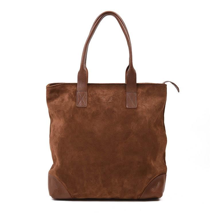 ベネットウィンチ TOTE SUEDE BROWN｜英国製・防水スエードの上質トート