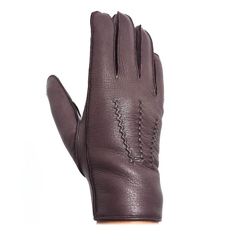 鹿革グローブ】デンツ 15-1544 ディアスキン×ラビットファーBARK