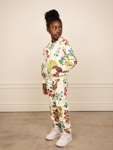 LAST ONE!!mini rodini SNOW FLOWERS AOP ZIP HOODIE - W THE STORE