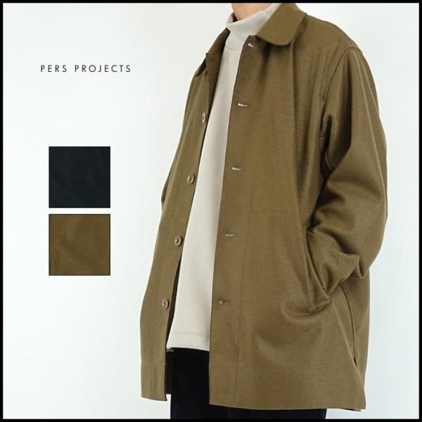 PERS PROJECTS/パースプロジェクト HARVEY Cut Away Mid Coat/ハービー