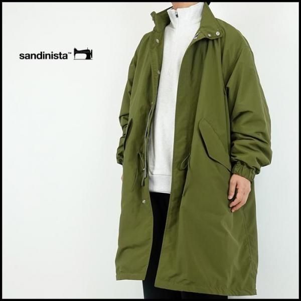 SANDINISTA/サンディニスタ Supplex Nylon Mods Coat POLARTEC ALPHA