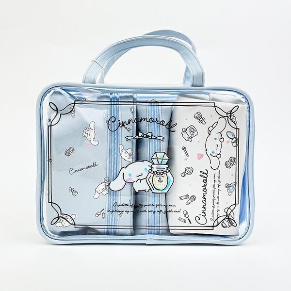 サンリオ シナモロール トラベルポーチセット ブルーコスメ シナモン