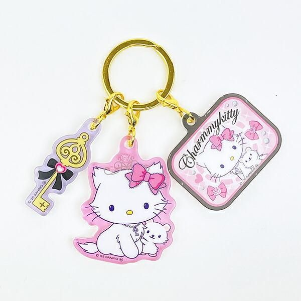 サンリオ チャーミーキティ 3連アクリルキーホルダー 胸キュン