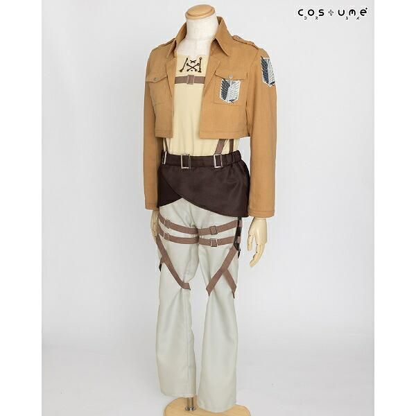 進撃の巨人 調査兵団コスチュームセット エレンver. . (M-L) コスプレ