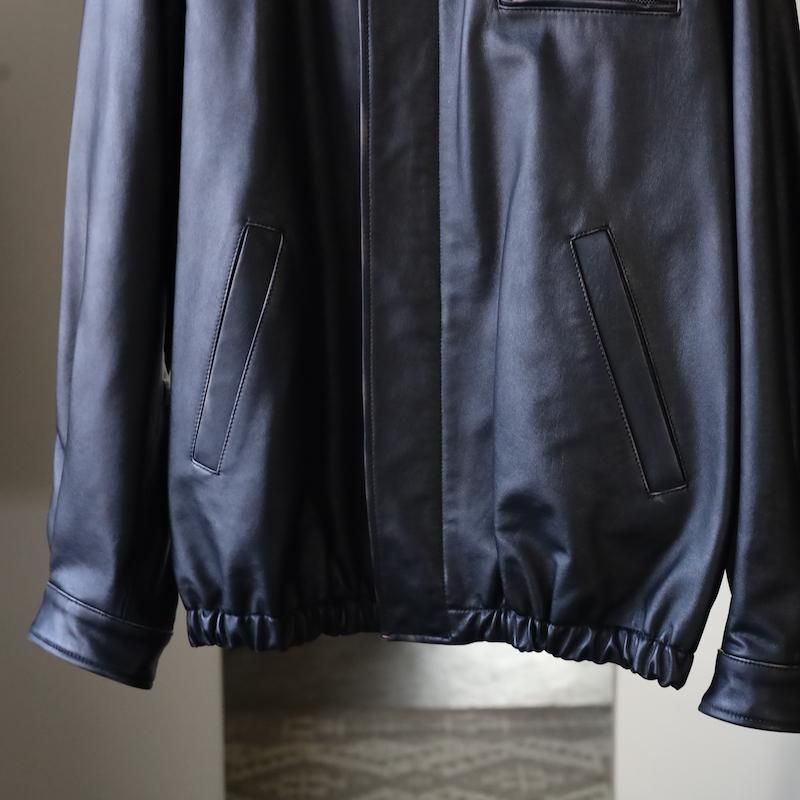 ssstein】COW LEATHER VINTAGE ZIP JACKET - HUUKU