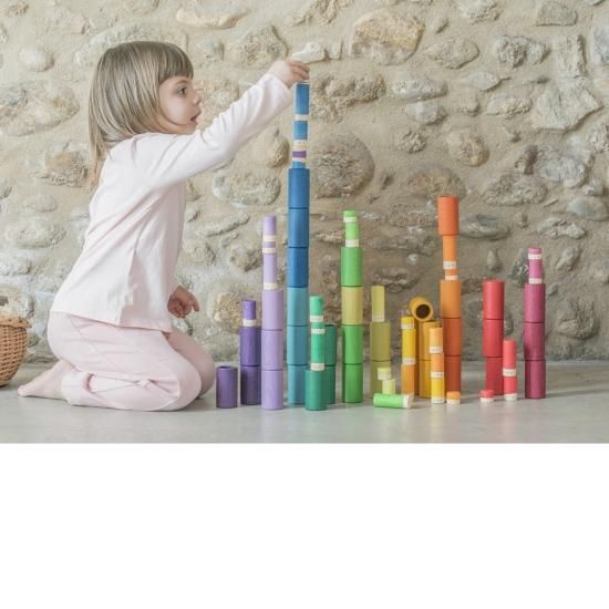 ローラ/Lola GRAPAT/グラパット スぺインの積み木の人形 木のおもちゃ