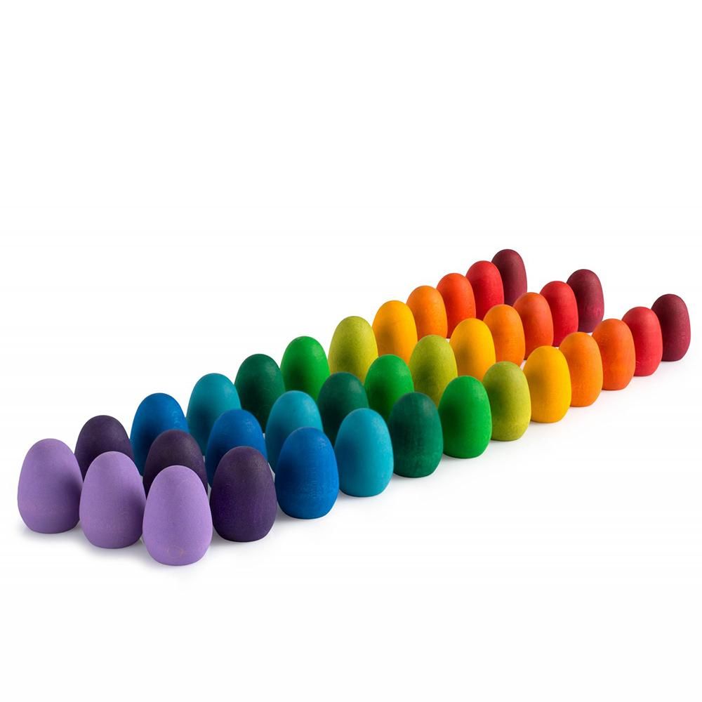 まんだら レインボーエッグ GRAPAT/グラパット スぺインの積み木の人形