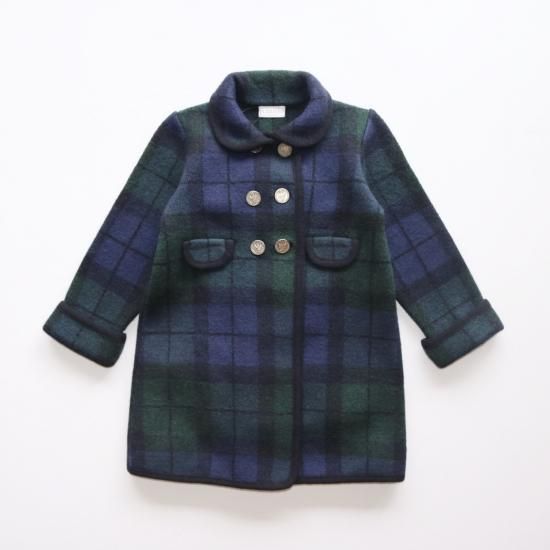 Amaia Kids - Razorbil coat - Tartan アマイアキッズ - ウールコート